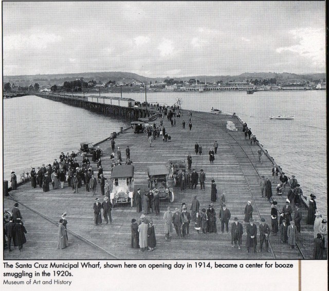 1914 Santa Cruz Wharf Opens. Courtesy of Santa Cruz Museum of Art and History.